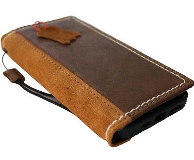 Genuine Leather case fo Galaxy s25 S23 S24 Ultra Wallet Note 24 FE Edge Suede