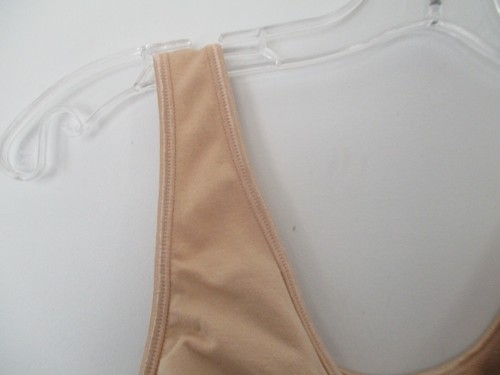 Miracle Bamboo Bra Women's Size Large Solid Beige Wire Free Front-Closure Bra - Picture 8 of 11
