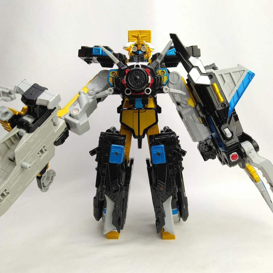 DX Buster Hercules Power Rangers Go Busters Megazord Ciervo Escarabajo A Foto 3 de 4