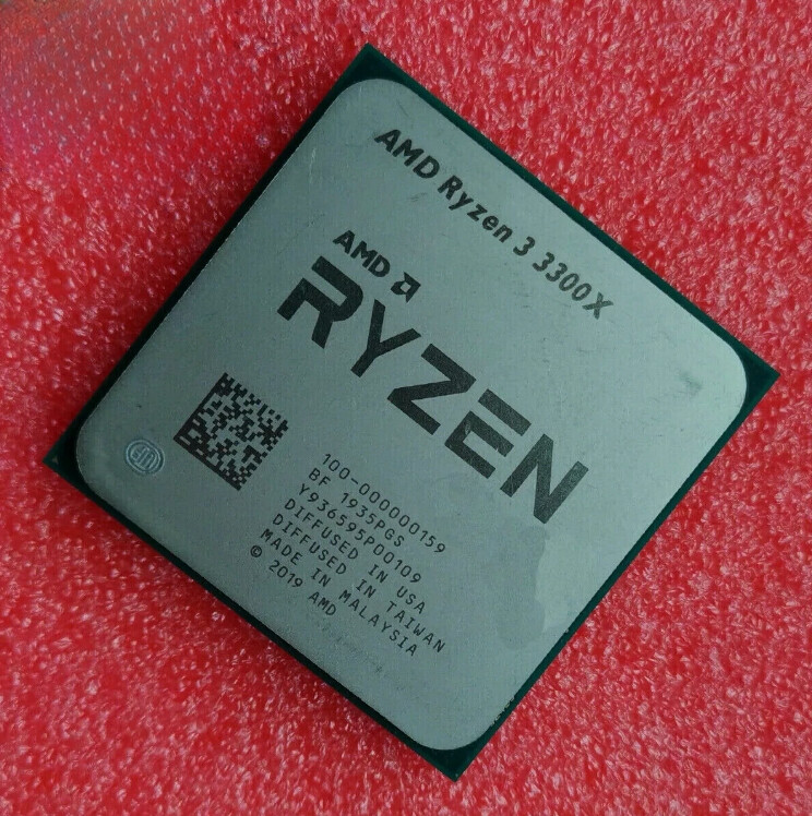 AMD Ryzen 3 3300X AM4 CPU Processor R3 3300X Quad Core 8T 3.8GHz