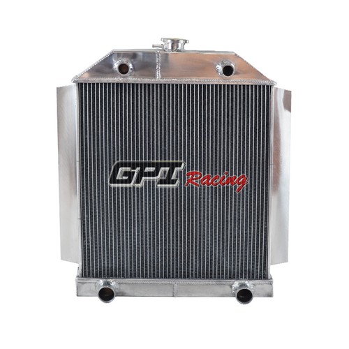 Aluminum Alloy Radiator Fit Ford Car W/Flathead V8 Engine M/T 1949-1953 62mm - Picture 4 of 5