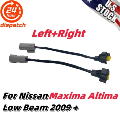 For Nissan Maxima Altima Low Beam Headlight hid to Halogen Conversion Harness