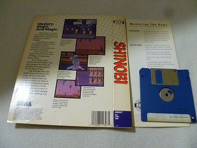 Shinobi (Amiga 500,1000,2000), 1989 SEGA 3.5 Disk Only NTSC