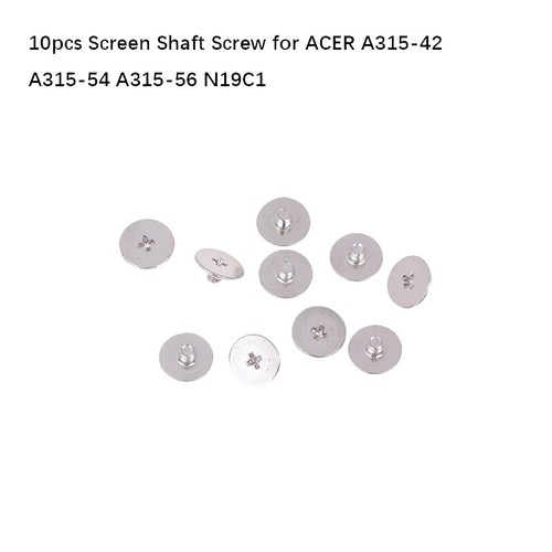 10Pcs Big Flat Head Laptop Shaft Hinge Screws For A315-42 A315-54 A315-56 N1 _xa - Photo 9/11