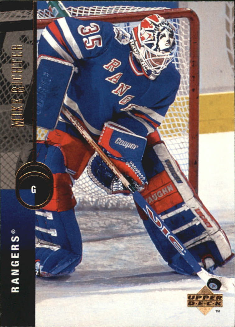 1994-95 Upper Deck Rangers Hockey Card #78 Mike Richter