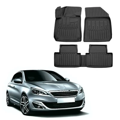 Gummimatten Gummi Fußmatten Für Peugeot 308 2013-2021 SCOUTT Superqualität - Bild 1 von 4