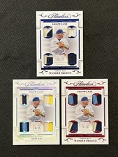 2022 Wander Franco Panini Flawless Showcase Materials #SH-WF /15 /20 /25 Lot
