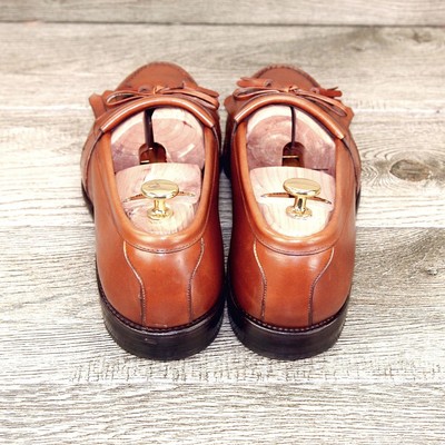 Allen Edmonds CHELSEA Loafer 9.5 D Chestnut * with new Cedar  display picture 2