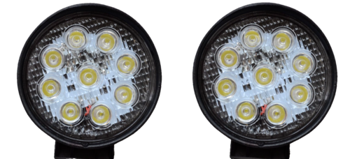 # 2x weiß 12-24V LED Leistungsstarke Front Day Spot Lichter DRL Lampen LKW Anhänger ATV - Bild 1 von 4