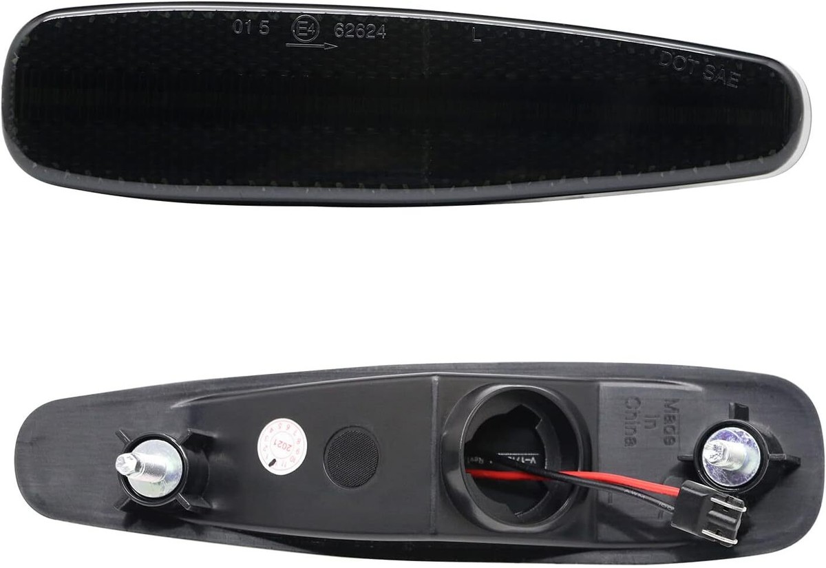 Amber LED Side Marker Light Lamp Smoked For 1995-1998 Nissan Amber LED Side Marker Light Lamp Smoked For 1995-1998 Nissan