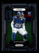 Deonte Banks 2023 Panini Prizm #376 Rookie New York Giants