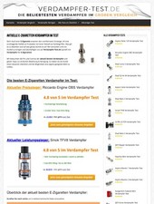 Affiliate Webprojekt / Website Verkauf (Inkl. Domain) Marketing E Zigaretten