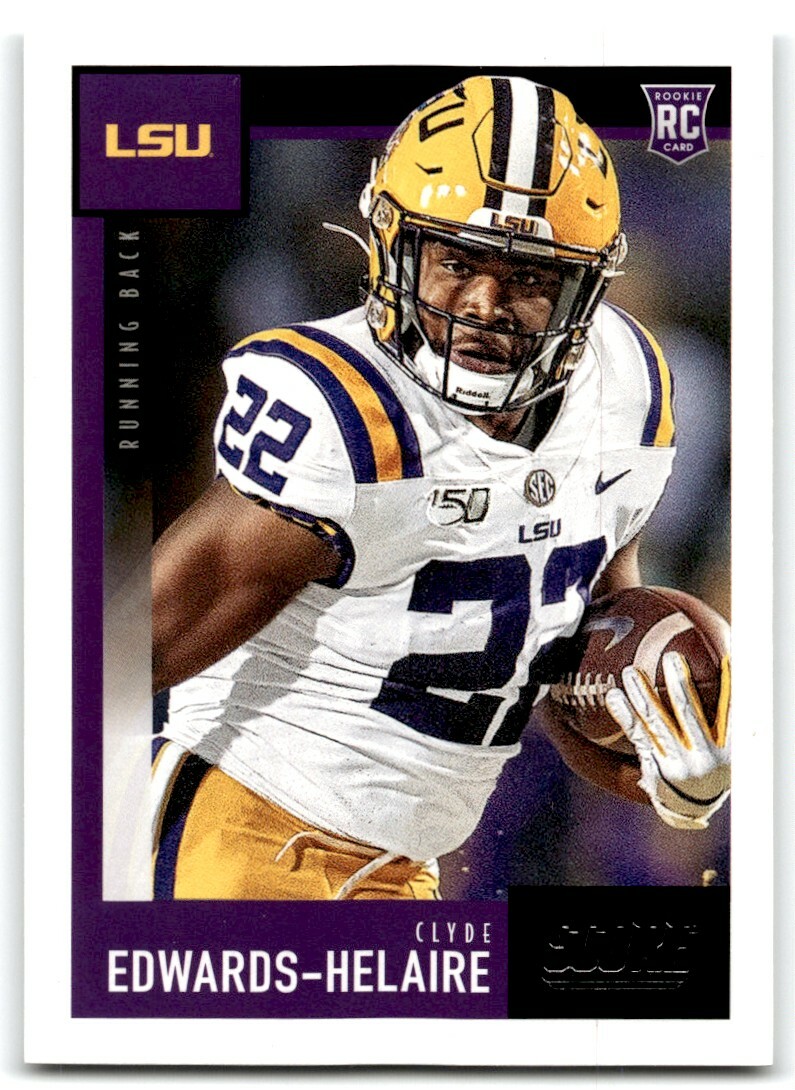 2020 SCORE CLYDE EDWARDS-HELAIRE RC LSU TIGERS #376