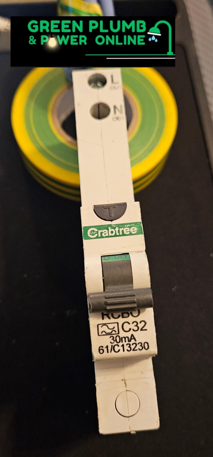 Crabtree 32 amp Curve c 6ka 30ma Rcbo  61/c13230 Starbreaker