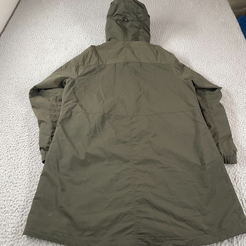 Lululemon Easy As Jacket Rain Coat Size 8 Green Water Repellent Full Zip - Picture 10 of 13