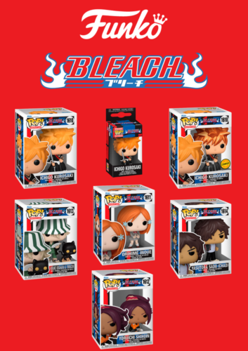 Bleach POP! Animation Vinyl Figures single or complete pack PREORDER - Photo 1/16