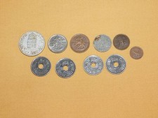 VINTAGE 10 OLD SOUVENIRS   8 WWII 1940S  HUNGARY GERMANY FINLAND + 2 OTHERS 