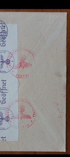 Ww2 GERMAN POSTAGE ENVELOPE AUTHENTIC CANCELLATION STAMP Ww2 HISTORICAL RESEARCH - Picture 10 of 16