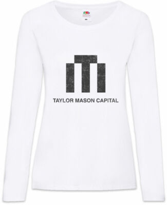Taylor Mason Capital Damen Langarm T-Shirt Billions Logo Trader Firma Firmenlogo
