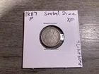 New Listing1887 Seated Liberty 90% Silver Dime Type 4 Resumed in VF Condition 06092476rk