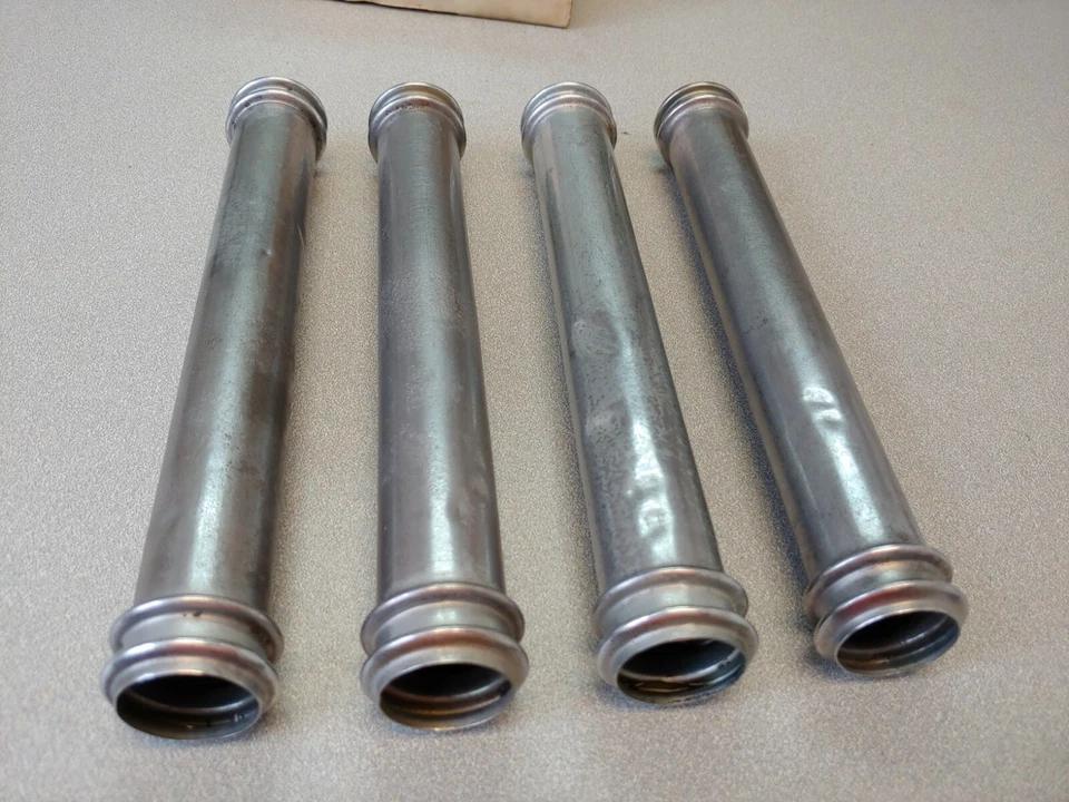 JUEGO DE 4 TUBOS DE RETORNO DE ACEITE USADOS ORIGINALES ORIGINALES ORIGINALES PORSCHE 911 930 964 993 914-6 Foto 3 de 4