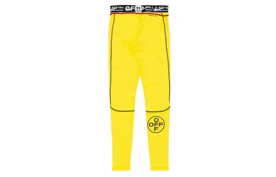 Collant da corsa uomo M Medium ~ Off White x Nike NRG Pro CN5532 731 Opti Giallo