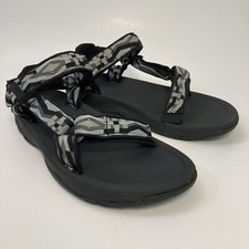 Teva Hurricane XLT 2 Sandals Youth Size 4 Black White Gray Tribal FM1221K