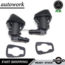2X For Jeep Grand Cherokee 11-17 Windshield Wiper Water Washer Spray Nozzle Jet
