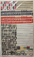 Crate Paper 12x12 Alpha Label-Toy Box, Random, Peppermint, & Portrait Collection