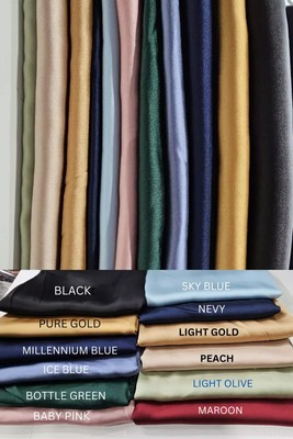 Turkey Premium Satin Silk Non Slip Scarf Sarong Shwal muslim hijab UK