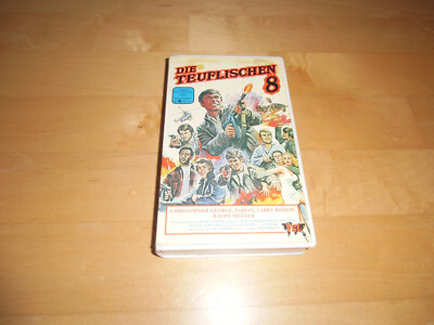 Die teuflischen 8,Christopher George,Larry Bishop,VCL Video, VHS Rarität