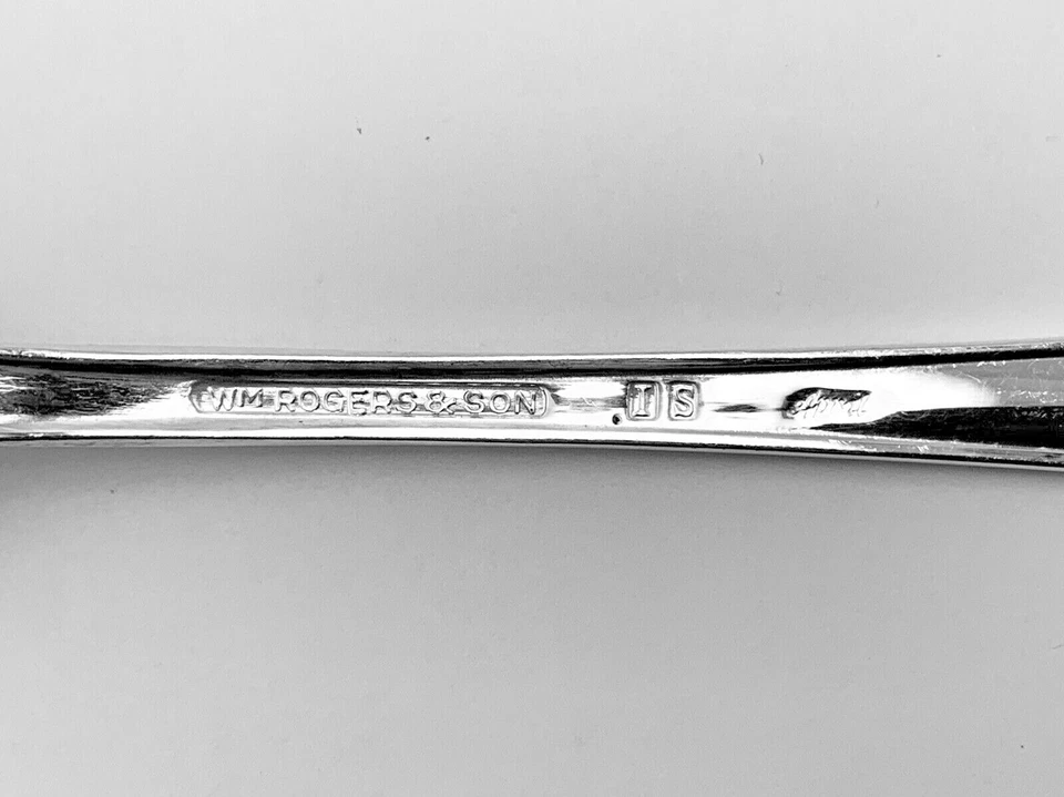 Placa de plata de abril ROGERS & SON ***ELECCIÓN 1 PIEZA*** Plata internacional Foto 2 de 3