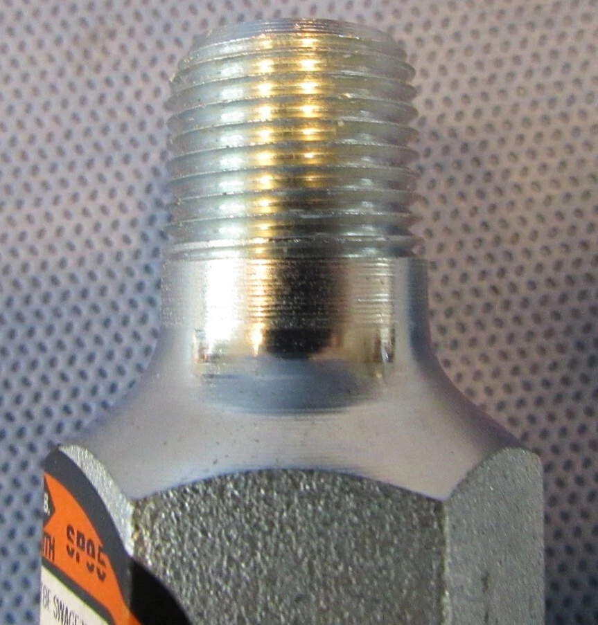 New J.B. Smith 3/4" x 3/8" Concentric Swage Carbon Steel TBE Sch 80 Galvanized - Image 3 of 4