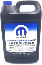 Mopar 68051212AC Engine Coolant Antifreeze 5 Year 100,000 Mile 50/50 Prediluted