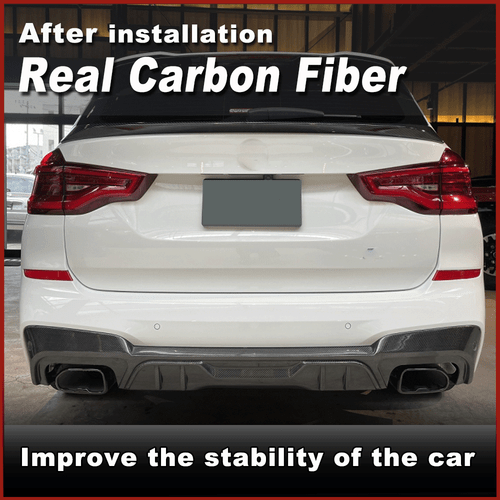Für BMW X3 G01 M Paket Carbon Heckdiffusor Heck Stoßstangen Diffusor Heckansatz - Bild 2 von 13