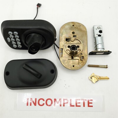 SCHLAGE BE365 CAM 622 Keypad Electronic Deadbolt, Matte Black