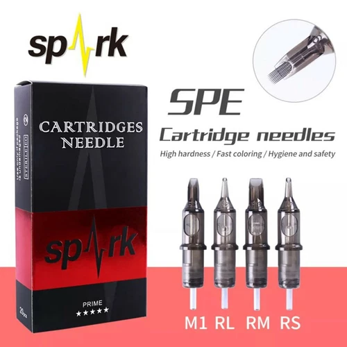 20PC Spark Tattoo Disposable Cartridge Needles 5CM, 7CM, 9CM, 11CM, 13CM, 15CM - product listing photo