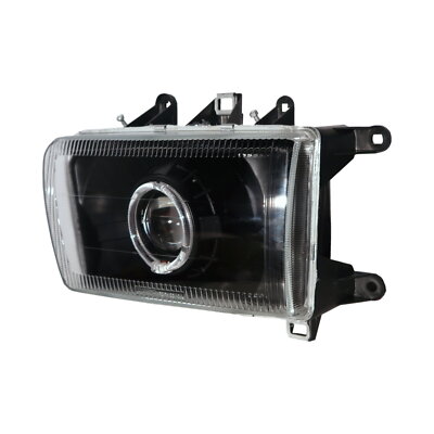 その他 D Admiral 04-07 SUV 5D Guide LED Angel-Eye Projector Headlight BK