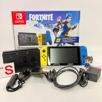 Nintendo Switch HAC-001(-01) Console Fortnite Wildcat Edition S Rank  No Code 3t