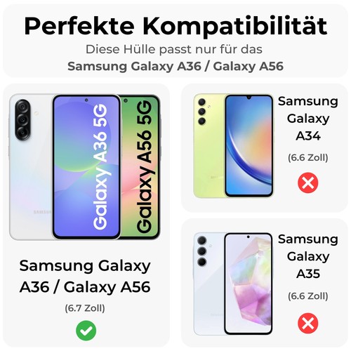 Handy Tasche für Samsung Galaxy Cover Case Buch Klapp Schutz Hülle Etui Wallet - Bild 43 von 387
