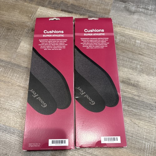 2 Pairs- The Good Feet Store Cushion Super Athletic Inserts - Size M - Picture 4 of 6