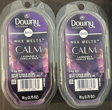 Lot Of 2 New Packs Febreze Downy Calm Lavender  Vanilla Wax Melts