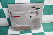 03-06 Silverado Worn Tan Rear Driver Side Left Lh Interior Door Trim Panel Oem