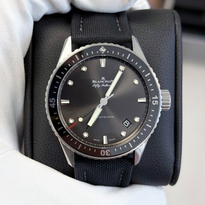 Blancpain Fifty Fathoms Bathyscaphe 43mm Grey 5000-1110-B52A NEW 2026 COMPLETE