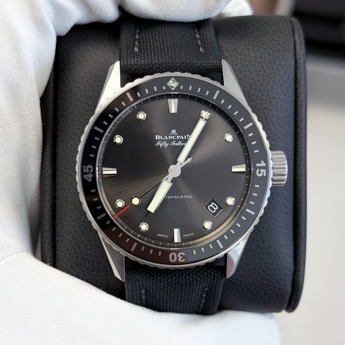 Blancpain Fifty Fathoms Bathyscaphe 43mm Grey 5000-1110-B52A NEW 2026 COMPLETE