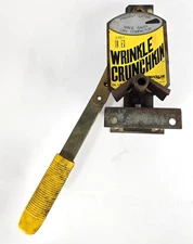 Vintage Wrinkle Crunchkin Oil Can Crusher-Compactor Smasher by Unique Products