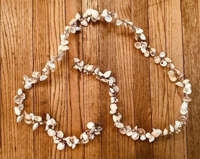 Seashell Garland, Handmade, 70'' Long, Well crafted