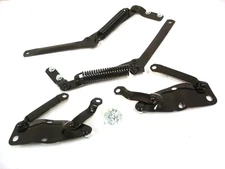 1939 1940 Ford Car Hood Hinge Bracket + Hood Arm & Springs Supports Kit
