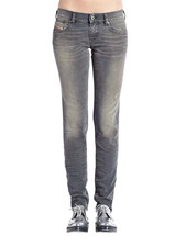 DIESEL Getleg 0607Z Women's Jeans W26/L34 Low Waist Slim Skinny Washed Stretch *