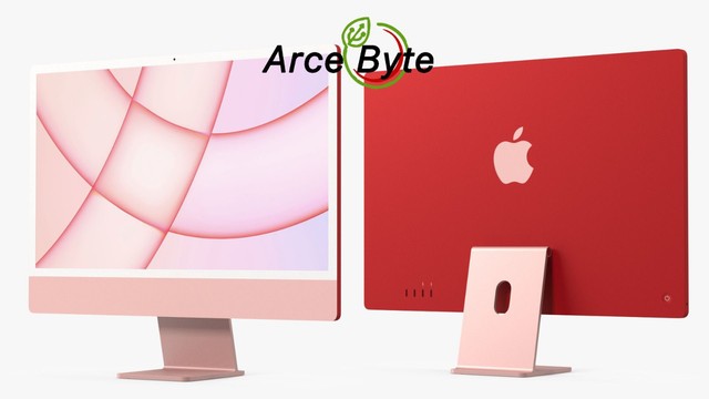 APPLE IMAC 2021 24" pollici processore M1 ram 16GB SSD 500 RED ROSSO Fatturabile
